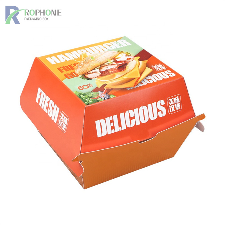 Burger qablaşdırma qutusu